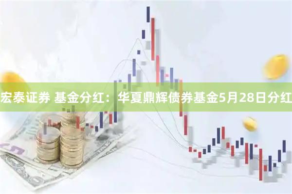 宏泰证券 基金分红：华夏鼎辉债券基金5月28日分红