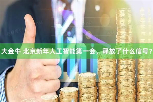 大金牛 北京新年人工智能第一会，释放了什么信号？